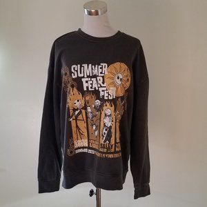 New Box Lunch Nightmare Before Christmas Summer Fear Fest 22 Crew Neck Sweatshir